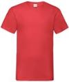 SS20M 61066 Valueweight V Neck T-Shirt Red colour image